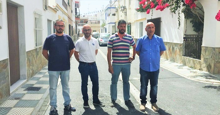 Visita de Sergio García a las obras de Mancomunidad en Torrenueva