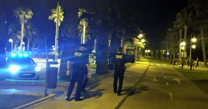 Policía Local de Motril en control del botellón