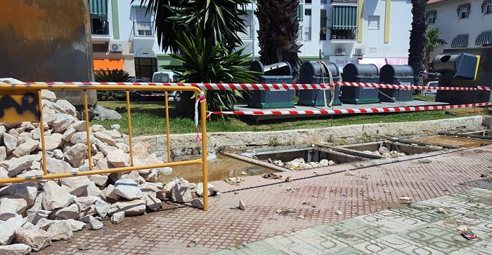 Salobreña retira los contenedores soterrados del municipio