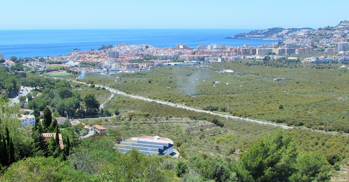 Vista de la vega y Almuñécar