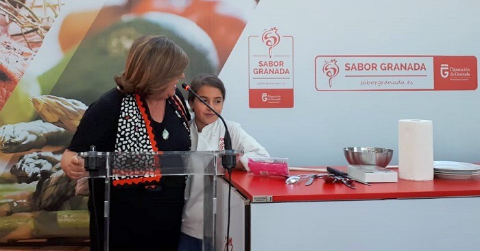 El stand de la Diputación en Fermasa ofrece un showcooking con la ganadora de Masterchef Junior 5.jpg