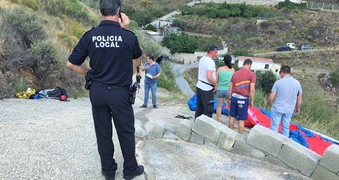 Muere en Almuñécar un ciudadano alemán que practicaba el parapente