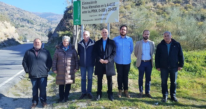 la junta mejora la seguridad vial en la a-4132, en la alpujarra, con una inversión de más de 180.000 euros
