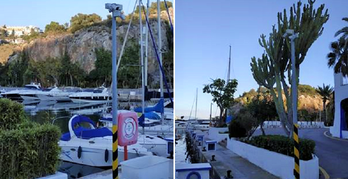 Cámaras de seguridad en Marina del Este.png