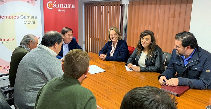 El PP se reúne con la Cámara de Comercio de Motril para abordar temas de interés para el municipio