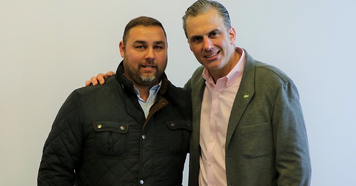 Miguel Ángel López Hernández con Javier Ortega Smith