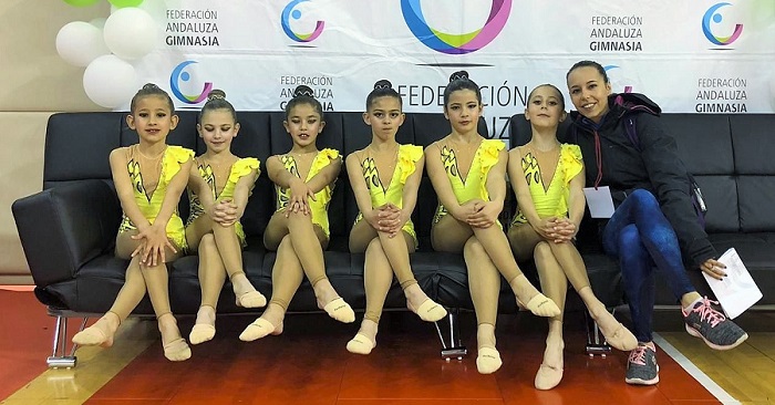 Motril consigue un meritorio séptimo puesto en el Campeonato de Andalucía de gimnasia rítmica promesas