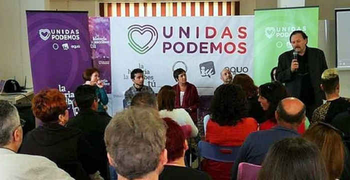 Unidas Podemos pide el voto en un acto realizado en Motril.jpg