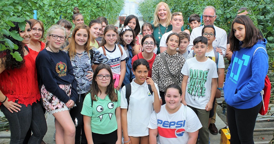 Alumnos del Colegio Nuestra Señora del Pilar visitan La Palma