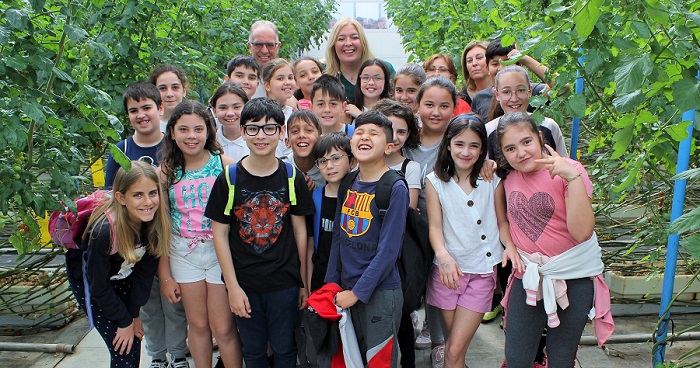 Alumnos del Colegio Nuestra Señora del Pilar visitan La Palma