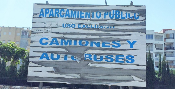 Convergencia Andaluza denuncia el abandono y deterioro del aparcamiento de camiones del P4.jpg