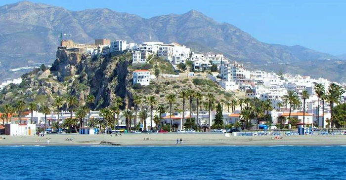 Vista de Salobreña desde el mar