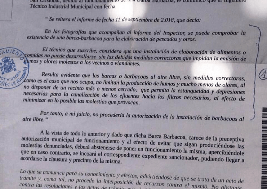 Notificación Ayuntamiento Almuñécar espetos.png