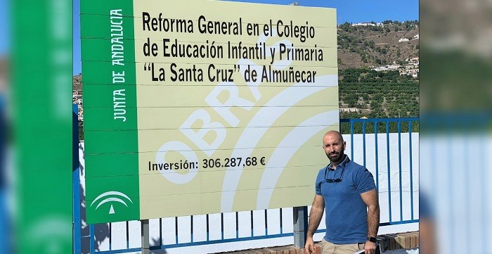 La rehabilitación del colegio La Santa Cruz continúa a buen ritmo.jpg