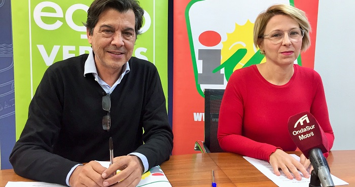 Inma Omiste y Jose Llorente IU Motril