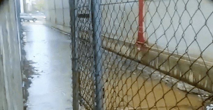 La entrada a Salobreña inundada por el vertido de las aguas de riego.png