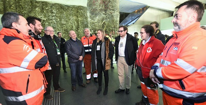 Metro Granada efectuó esta madrugada un simulacro de incendio de un tren en el túnel.jpg