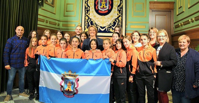 Recepción jugadoras Asako suecia 16 enero 2020