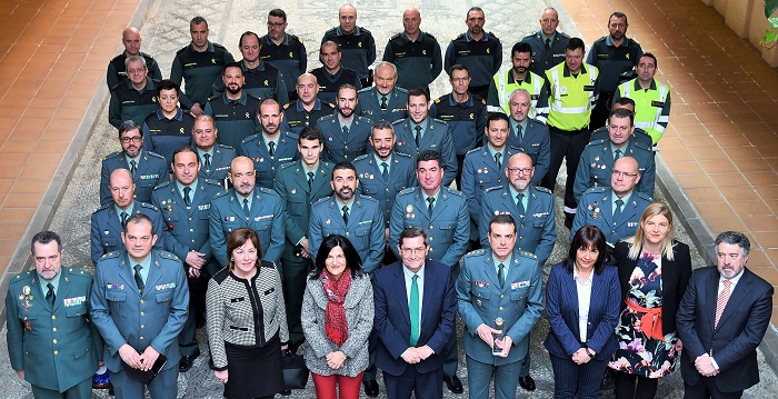 Diputación reconoce los 175 años de historia de la Guardia Civil al servicio de la provincia