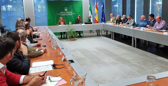 Marifrán Carazo defiende el decreto ley de viviendas irregulares junto a las asociaciones