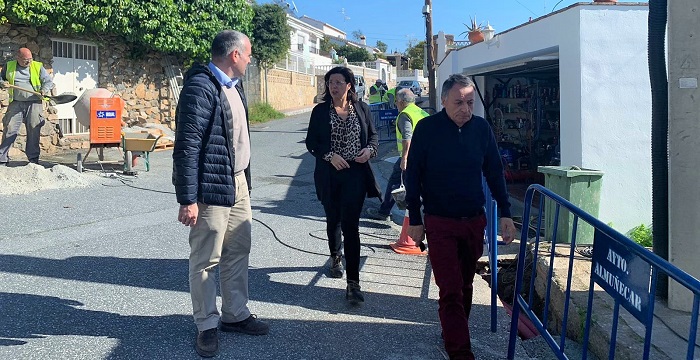 Mejora de la iluminación de la calle Camino al Barranco de Almuñécar