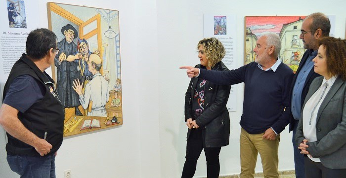 Una exposición con 36 obras pictóricas muestra algunas de las ‘realidades’ de la Guerra Civil y el Franquismo