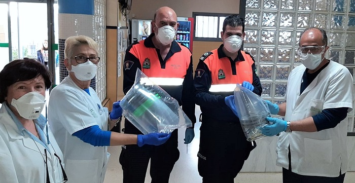 Antonio Sanz destaca el papel de los 1.500 voluntarios de Protección Civil en Andalucía frente al coronavirus