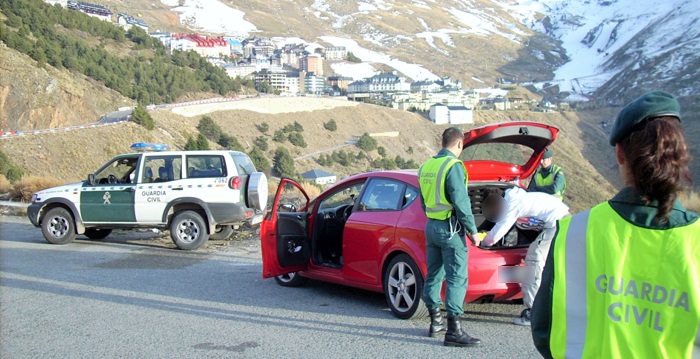 Control Guardia Civil Sierra Nevada
