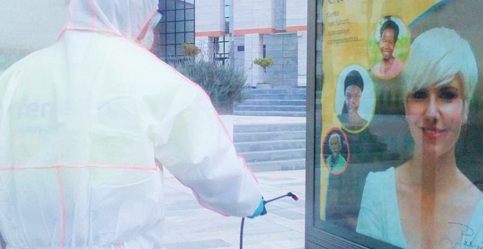 Coronavirus desinfección calles Salobreña