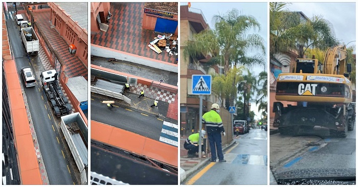 Desmantelamiento del mercado municipal