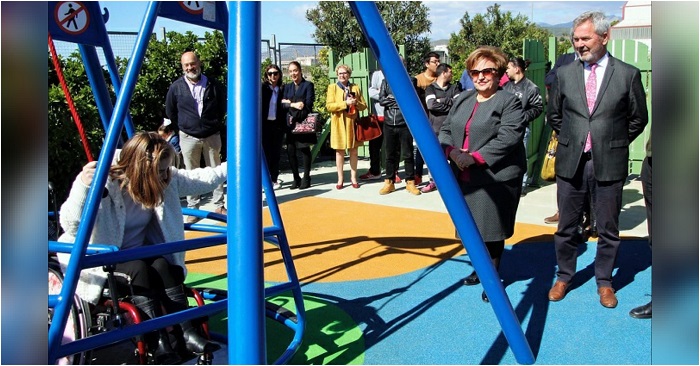 El Puerto de Motril contribuye a sufragar la segunda fase del Jardín Sensorial de Aprosmo