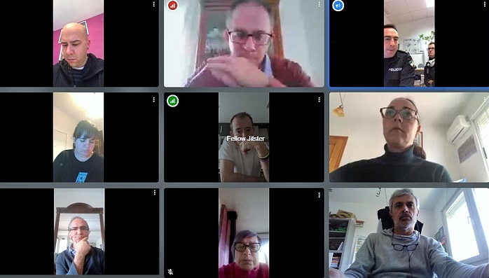 Multiconferencia entre los responsables del Plan de Emergencias