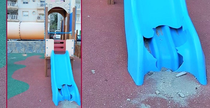 Parque infantil en La Mamola