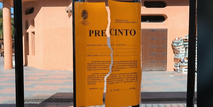 Precinto mercado municipal de Almuñécar