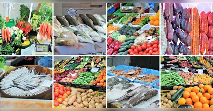 Productos frescos de mercado