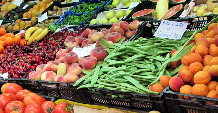 Alimentación Mercado Frutas Verduras
