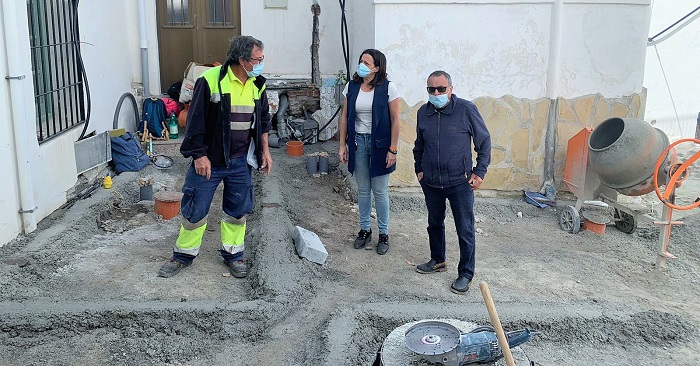 Avanzan los trabajos de rehabilitación en el barrio de San Miguel de Almuñécar