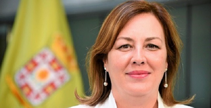 Cristina Jiménez, portavoz del grupo provincial de Vox en la Diputación de Granada