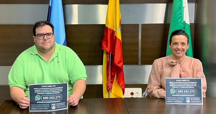El Ayuntamiento de Almuñécar habilita una línea de servicio de Whatsapp para recibir incidencia de la vía pública