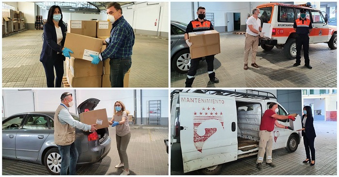 El Gobierno culmina el reparto de 282 mil mascarillas en la provincia de Granada