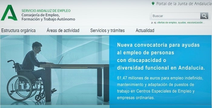 Empleo destina a Granada 4,2 millones para la contratación de personas con discapacidad