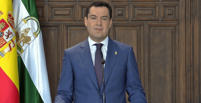 Juanma Moreno, presidente de la Junta de Andalucía