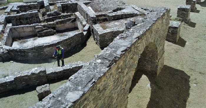 Limpieza termas y acueducto romano La Carrera Almuñécar