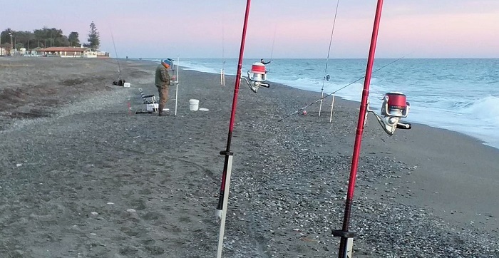 Pesca deportiva playa de Motril