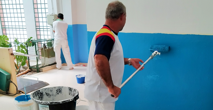 Pintado colegio Almuñécar