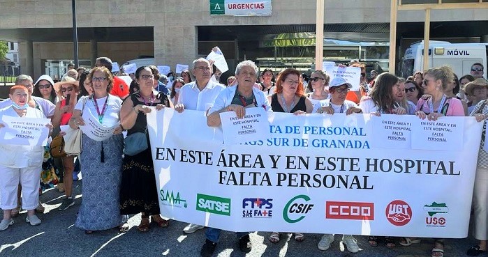 Trabajadores del SAS se movilizan en el Hospital de Motril por la falta ...