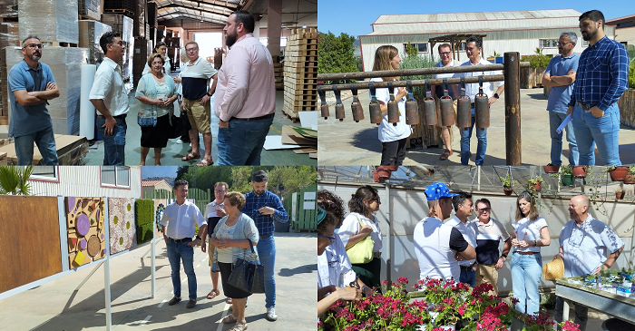 Alejandro Jurado, gerente de Aguas y Servicios, visita APROSMO 